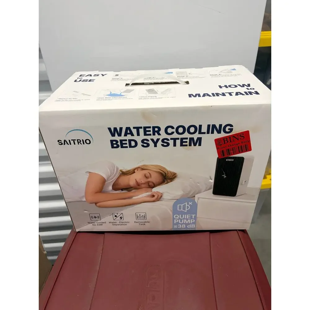 Cooling Mattr Pad, Active Hydro-Powered Bed Cooling System-NIB